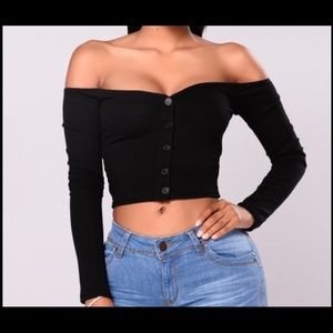 Black Fashion Nova Top